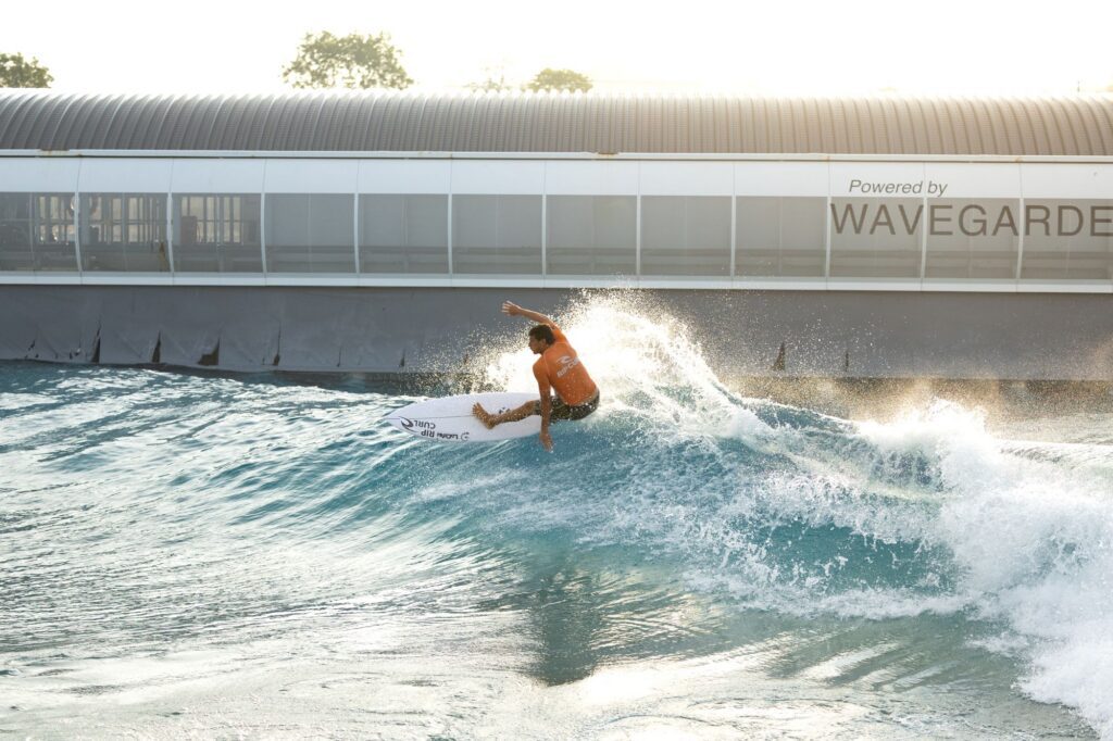 An Advanced surfer at The Wave in Bristol