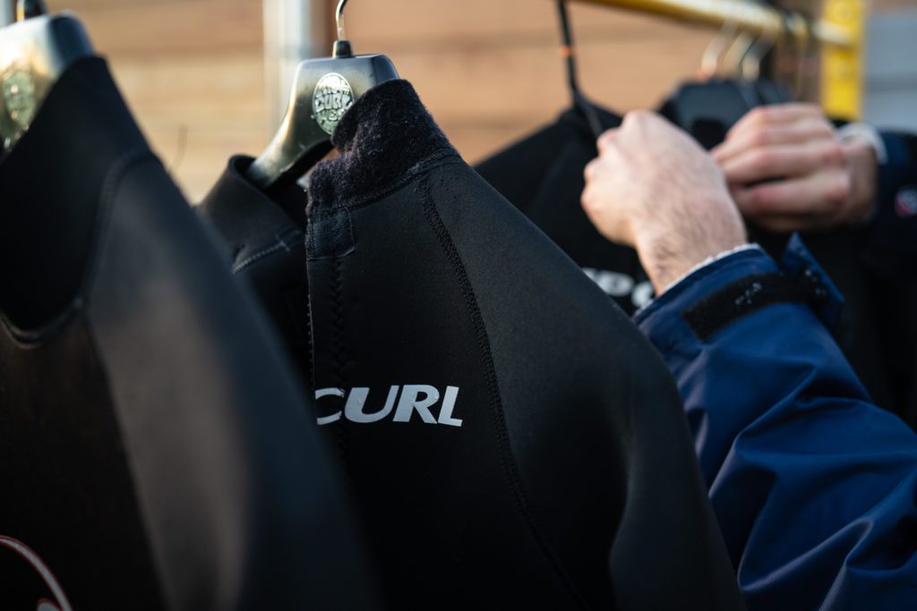 Ripcurl wetsuits at The Wave surflake bristol