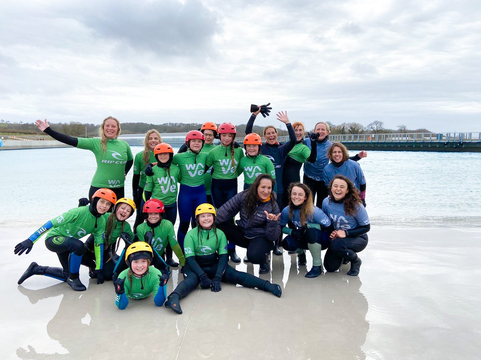 Women Only Surf Sessions at The Wave, surfing inland lake in Bristol