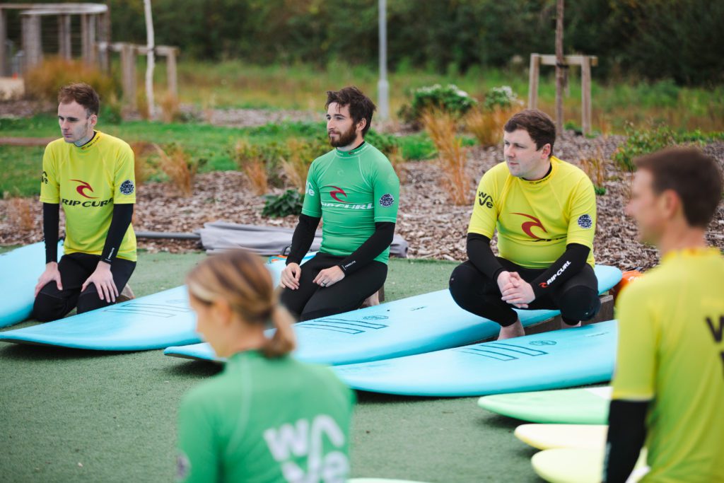 Wave Academy coaching session at The Wave