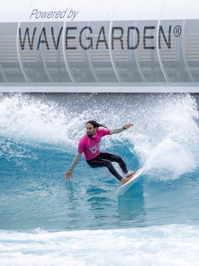A surfer rides Expert Turns at The Wave Bristol.