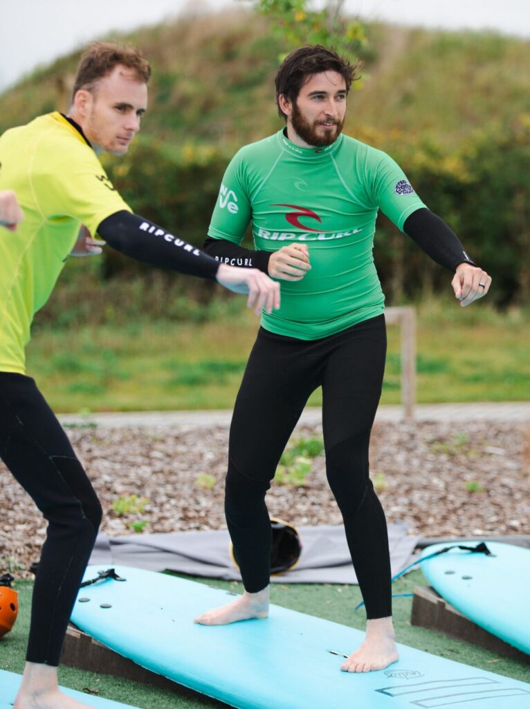 A beginner surf lesson at The Wave Bristol