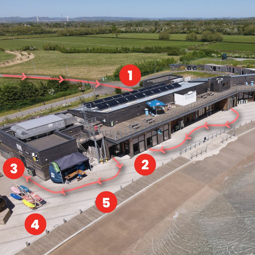 The Wave Bristol Arrival Surf Session Check-In