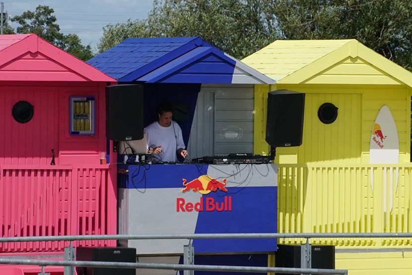 Red Bull DJ booth with DJ She Said Yes DJ
