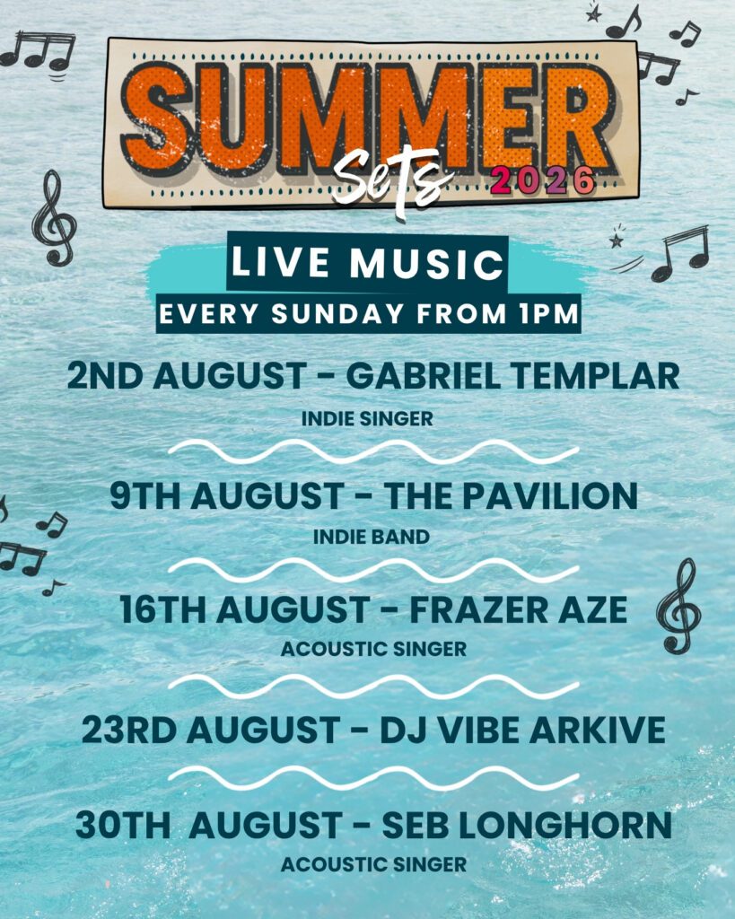 Summer Sets - Live Music line up August at The Wave