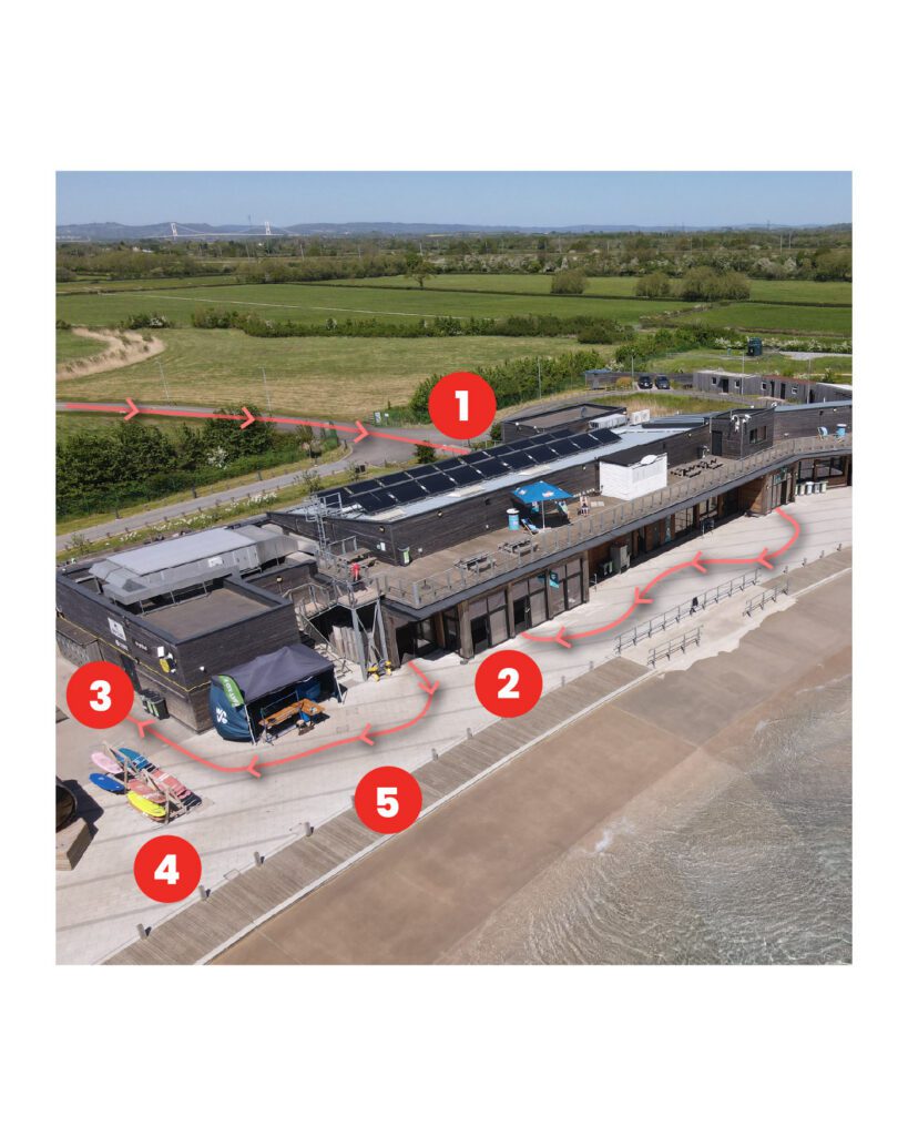 The Wave surf check-in journey
