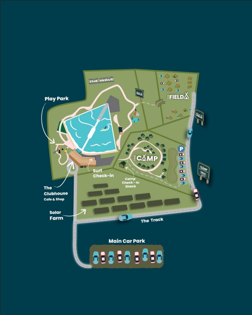 The Camp and The Field site map