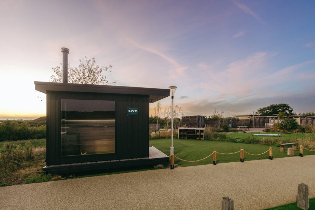 Sivo Sauna at the Wave front on view