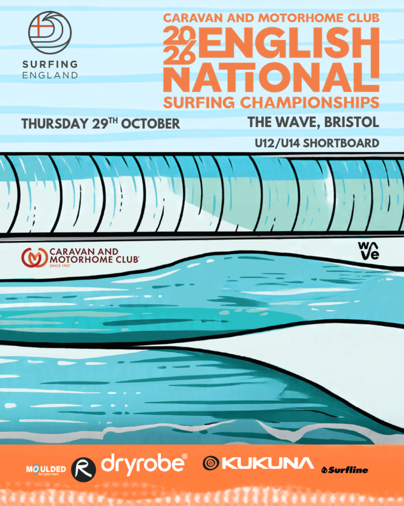 Surfing England youth Surfing Championship flyer