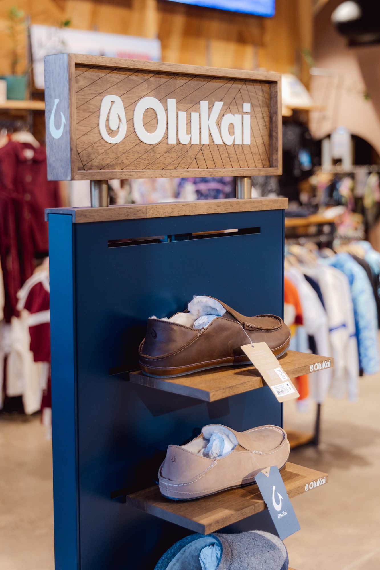 Olukai stand at The Wave