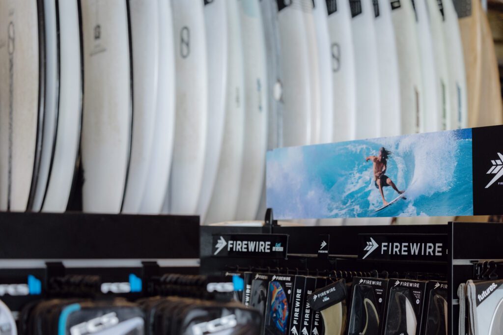 Surfboard rack
