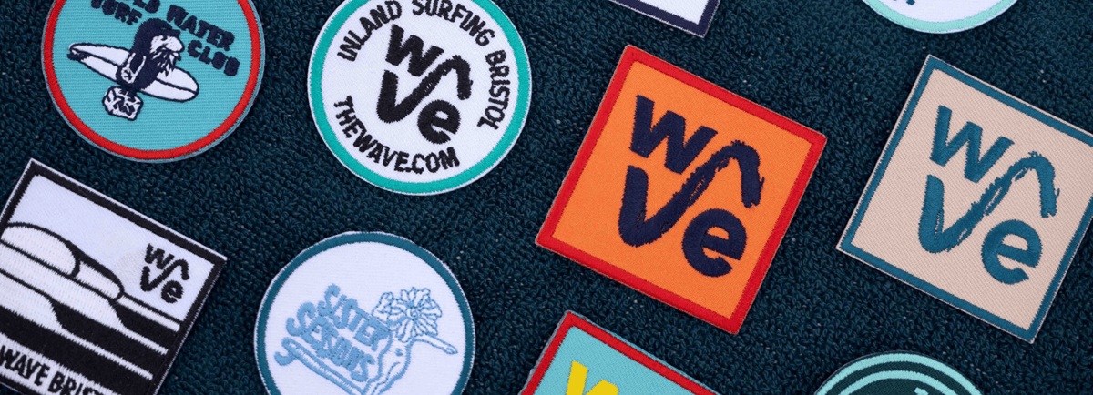 The Wave fabric badges and patches