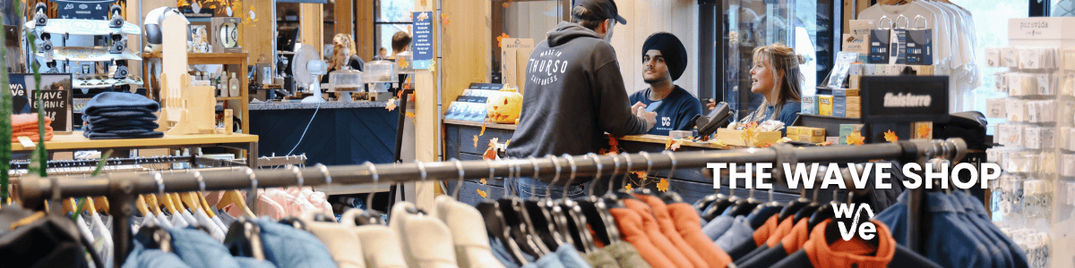The Wave on-site retail shop interior